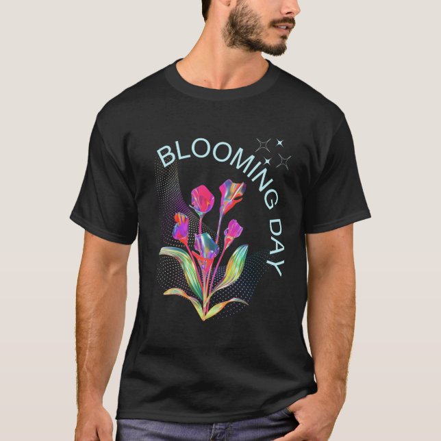 Blooming Day  T Shirt (Framsida)