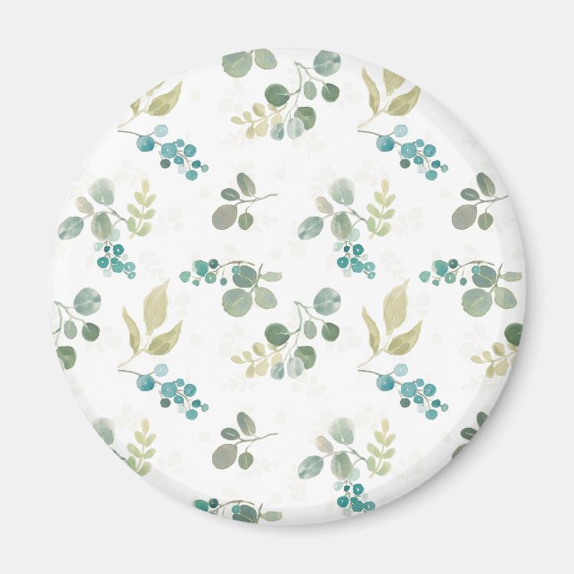 Blooming Delight Mönster Magnet (Framsidan)