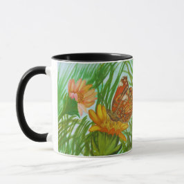 Blooming flower garden mugg