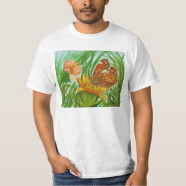 Blooming flower garden t shirt