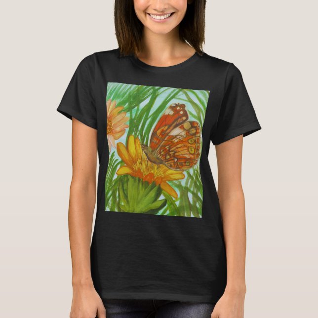 Blooming flower garden t shirt (Framsida)