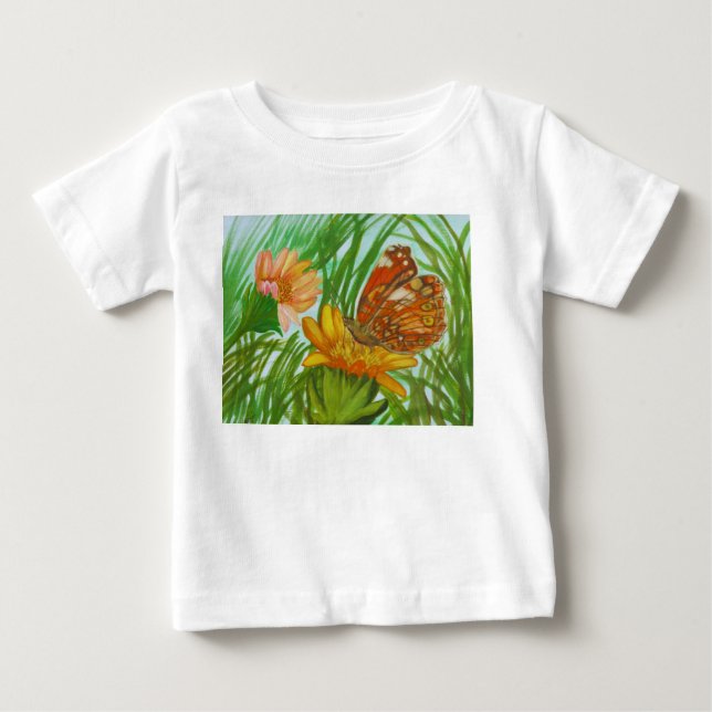 Blooming flower garden t shirt (Framsida)