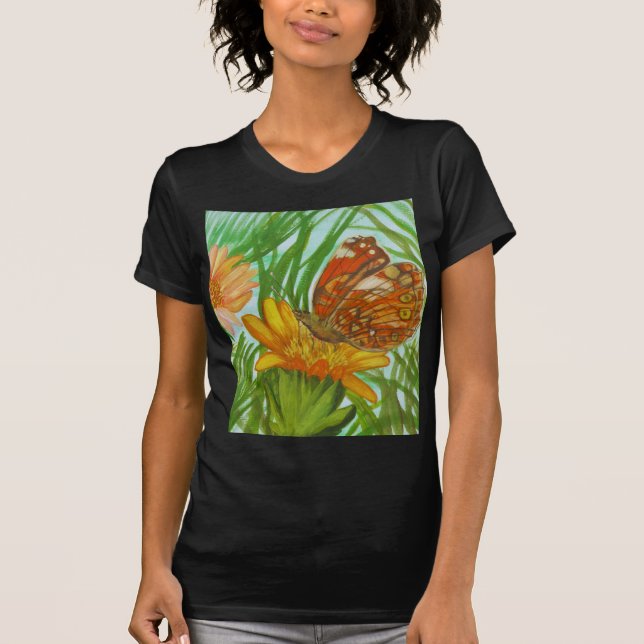 Blooming flower garden t shirt (Framsida)