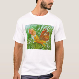 Blooming flower garden t shirt