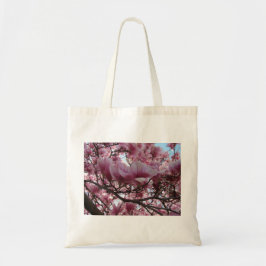 Blooming Fuchsia Magnolia Tote Bag Tygkasse
