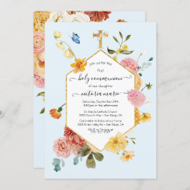 Blooming Garden Blommigt Light & Airy 1:a samtalet Inbjudningar