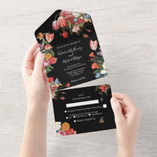 Blooming Garden Mörk & Moody Bröllop Kessel