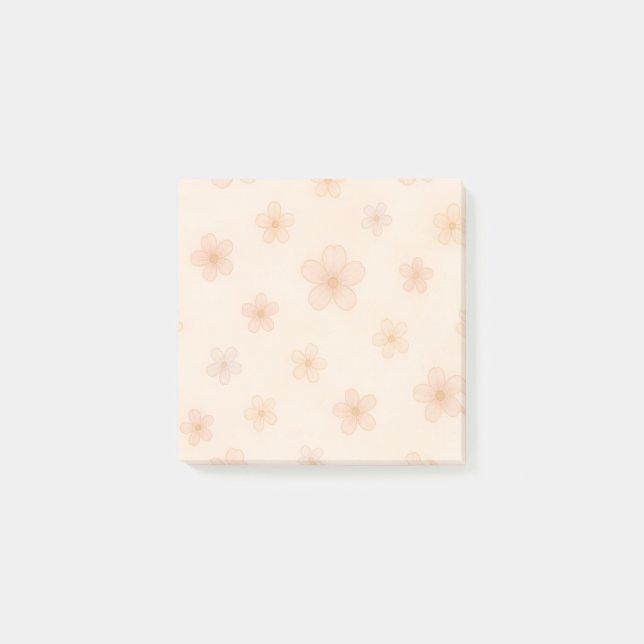 Blooming Garden Rose Sticky Notes Post-it Block (Framsida)