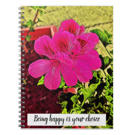 Blooming Garden Symphony Anteckningsbok
