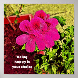 Blooming Garden Symphony Poster