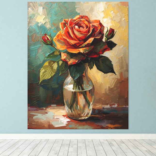 Blooming Grace Canvastryck (Insitu (trägolv))