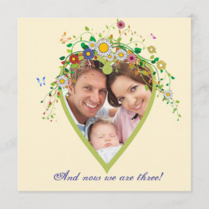Blooming Heart - Anteckning om fotoadoption Meddelande