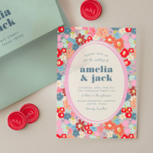 Blooming Joy Bold Bright Blommigt Garden Wedding