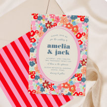 Blooming Joy Bold Bright Blommigt Garden Wedding