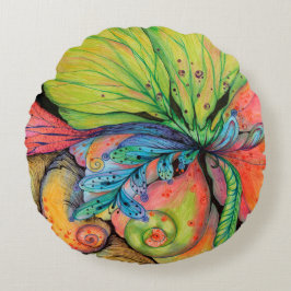 Blooming kärlek rund kudde