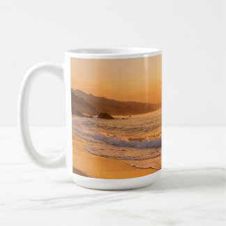 Blooming Lavender Field at Golden Sunset Provence Kaffemugg