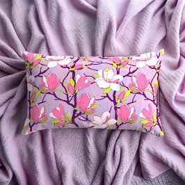 Blooming Magnolia Lumbar Pillow Lumbarkudde