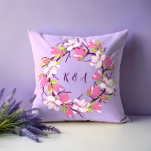 Blooming Magnolia Personlig Dekorativ kudde