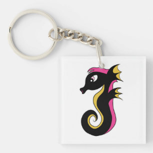 Blooming Neon Seahorse