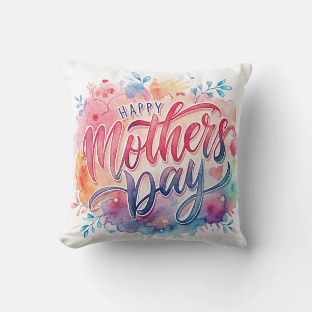 Blooming Önskemål för Mamma Kudde (Framsida)