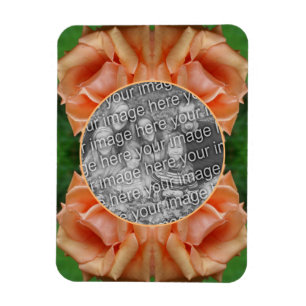 Blooming Peach Ro Ram Skapar ditt eget foto Magnet