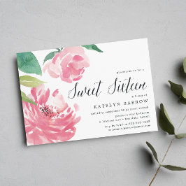 Blooming Peony | Inbjudan till Sweet sixteen