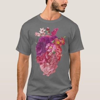 Blooming Ro Heart Funny Gardener T Shirt