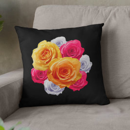 Blooming Ro Motif Dekorativ kudde