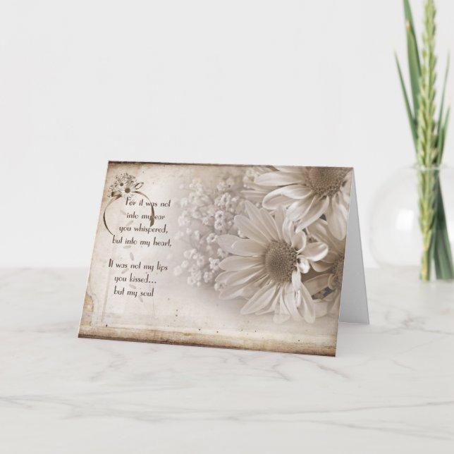 Blooming Romantik Kort (Framsida)