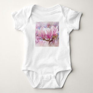 Blooming Rosa Lila Magnolia - Vår Flower T-shirt