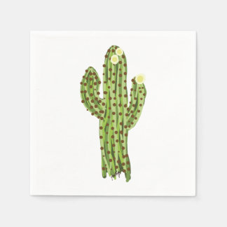 Blooming Saguaro Cactus Pappersservett