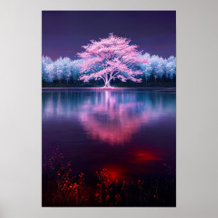 Blooming Sakuras majestätiska skönhet Poster