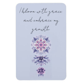 Blooming Serenity Mandala Flexible Magnet