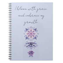 Blooming Serenity Mandala Spiral fotopatbok