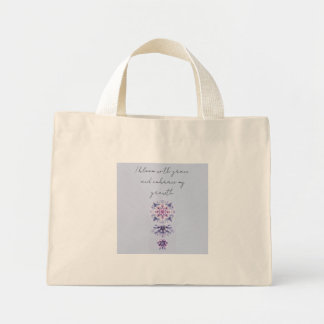Blooming Serenity Mandala Tote Bag Mini Tygkasse