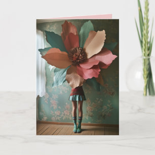 Blooming Stollig: Surreal Blommigt Transformation Inbjudan
