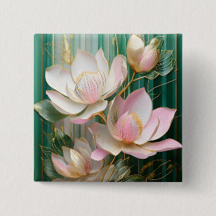 Blooming Tapet japansk Magnolia Art Knapp