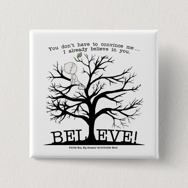 Blooming Träd Knapp (Framsida)