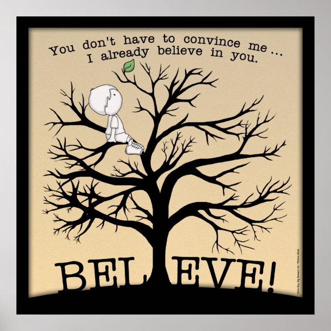 Blooming Träd Poster (Framsidan)