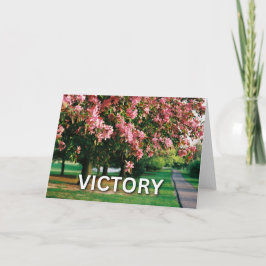 Blooming Träd - Victory Kort
