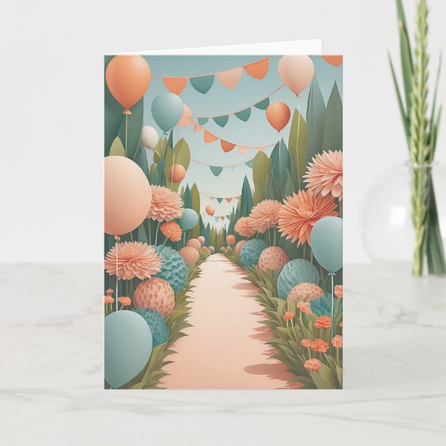 Blooming Wishes Kort (Framsida)