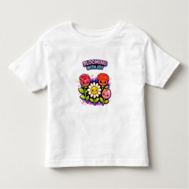 Blooming With Joy Garden – Cute Toddler Girl T-Sh T Shirt