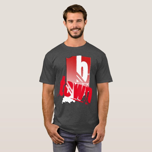 Bloomington (B-Town) Indiana T-shirt (Hel framsida)