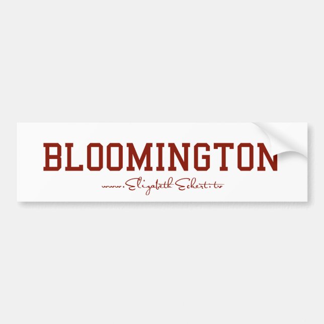 Bloomington bildekal (Framsidan)