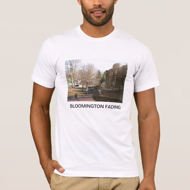 Bloomington blekna t shirt (Framsida)