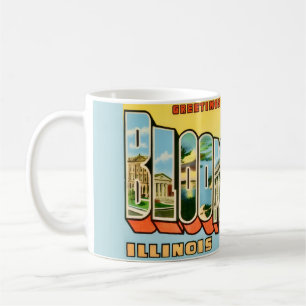 Bloomington IL Hälsningsmugg Kaffemugg
