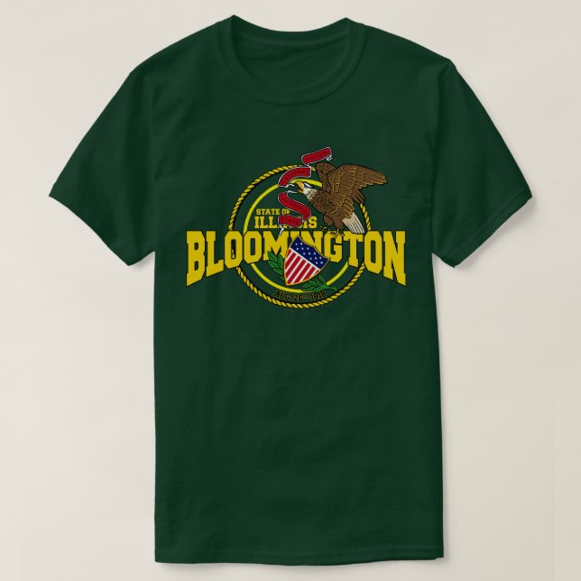 Bloomington Illinois State giftUSA T Shirt (Design framsida)