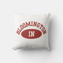 Bloomington Indiana College Decor Pillow Kudde