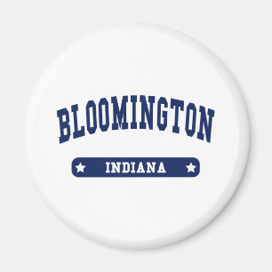 Bloomington Indiana College Stil t skjortor Magnet