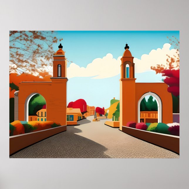 Bloomington Indiana Poster (Framsidan)